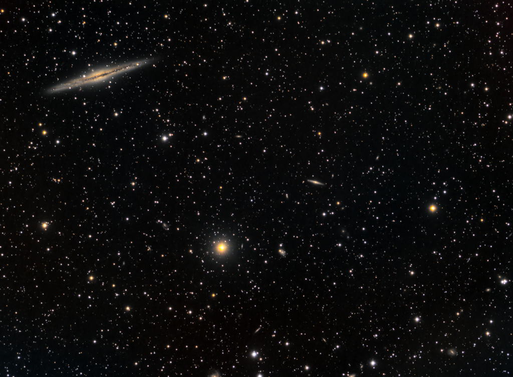Silver Sliver Galaxy (NGC 891) and friends