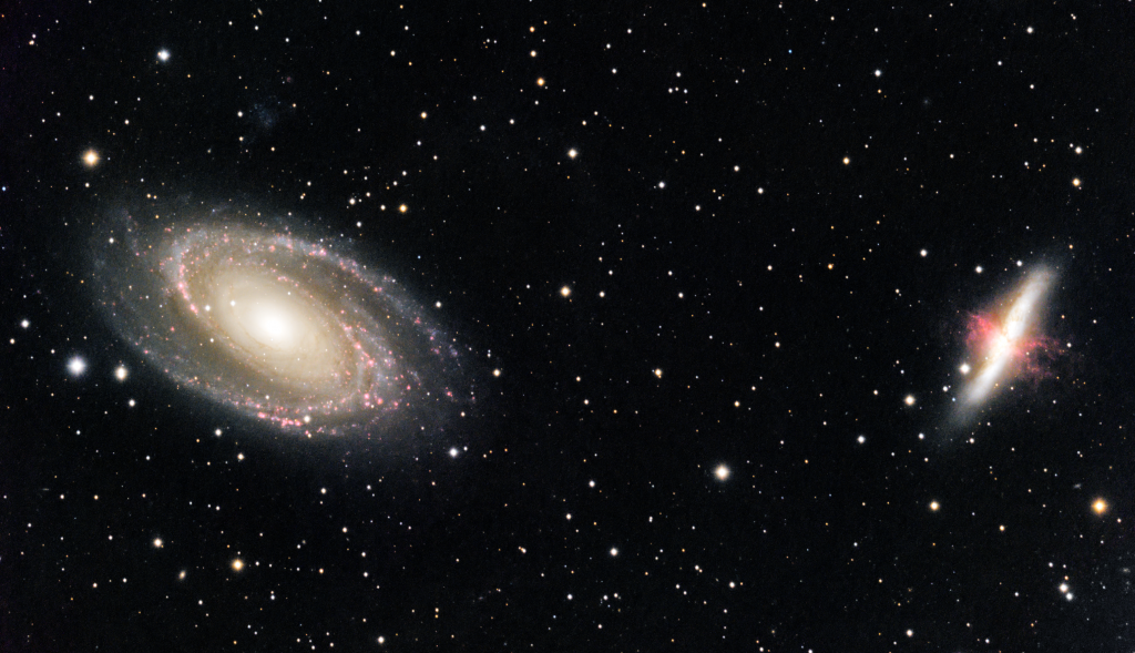 Bode's Galaxies (M81, M82)